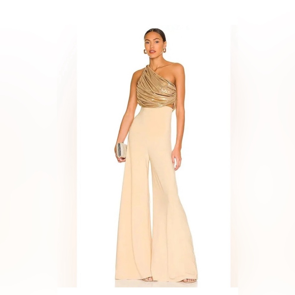Norma Kamali Elephant Pant XXS in Tan color